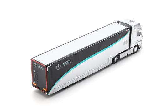 【2025年9月発売予定】 Spark S8599 1/43 Mercedes Truck - Mercedes F1 Team - 2023