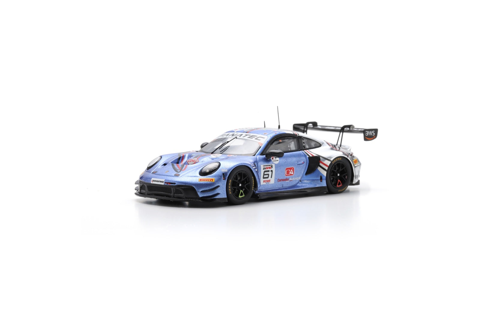 Spark SB833 1/43 Porsche 911 GT3 R (992) No.61 EBM 24H Spa 2024 A