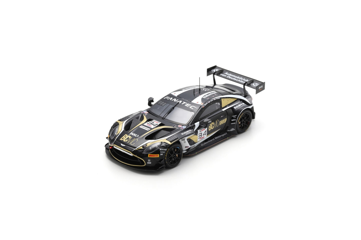 【2025年5月以降発売予定】 Spark SB781 1/43 Aston Martin Vantage AMR GT3 EVO No.34 Walkenhorst Motorsport 4th 24H Spa 2024 D. Pittard – R. Gunn – H. Chaves
