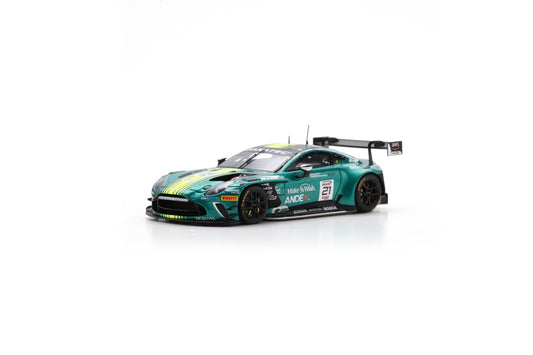 Spark SB807 1/43 Aston Martin Vantage AMR GT3 EVO No.21 Comtoyou Racing 24H Spa 2024 C. Clark – M. Lismont – X. Maassen – S. Dejonghe