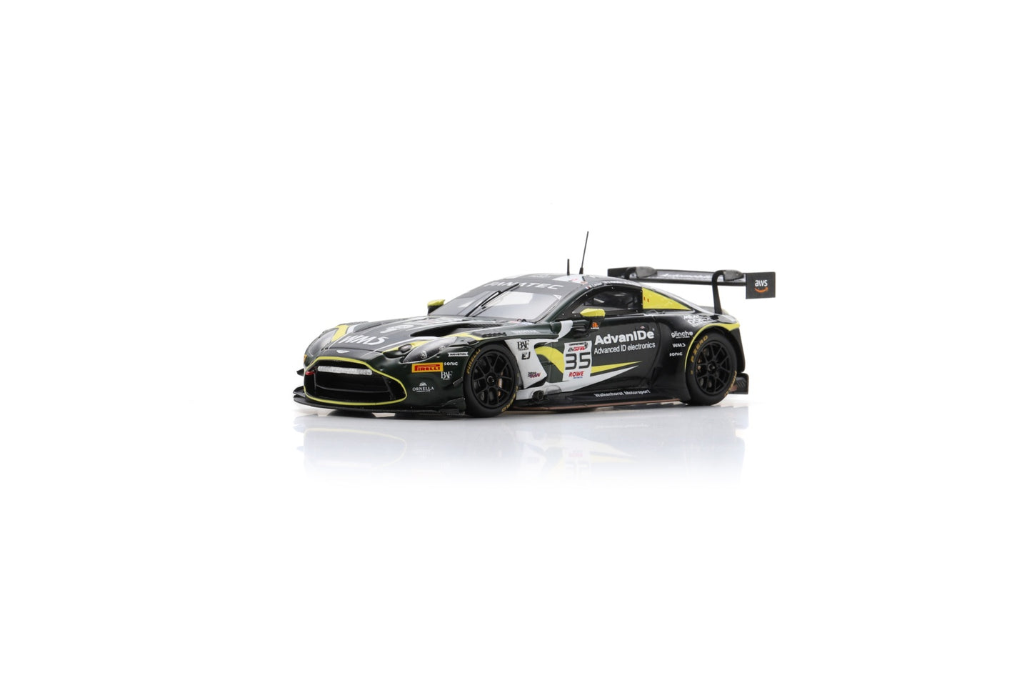 Spark SB818 1/43 Aston Martin Vantage AMR GT3 EVO No.35 Walkenhorst Motorsport 24H Spa 2024 R. Leroux – L. Hanafin – M. Robin