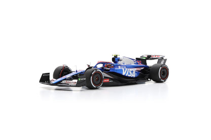 Spark 18S985 1/18 Visa Cash App RB Formula One Team VCARB 01 No.22 Saudi Arabian GP 2024 Yuki Tsunoda