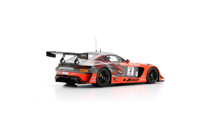 Spark 18SB079 1/18 Mercedes-AMG GT3 EVO No.4 CrowdStrike by Riley Winner PRO-AM class 24H Spa 2024 G. Kurtz – I. James – N. Catsburg – C. Braun