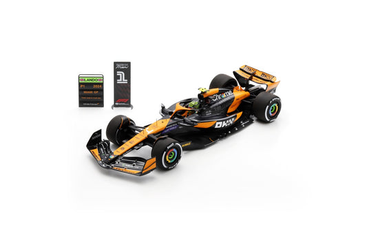 Spark 18S986 1/18 McLaren Formula 1 Team MCL38 No.4 3rd Australian GP 2024 Lando Norris