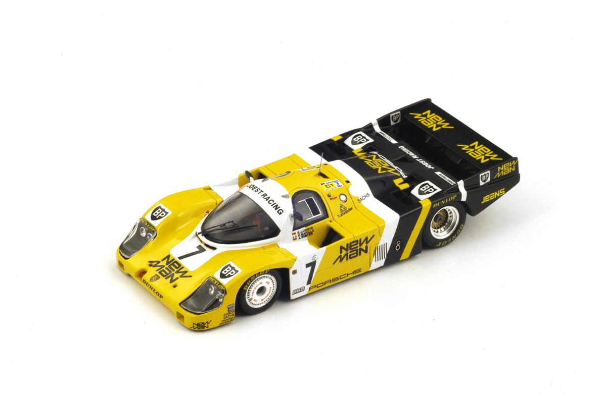 Spark 43LM85 1/43 Porsche 956B No.7 Winner 24H Le Mans 1985  New-Man Joest Racing  J. "Winter" - P. Barilla - K. Ludwig