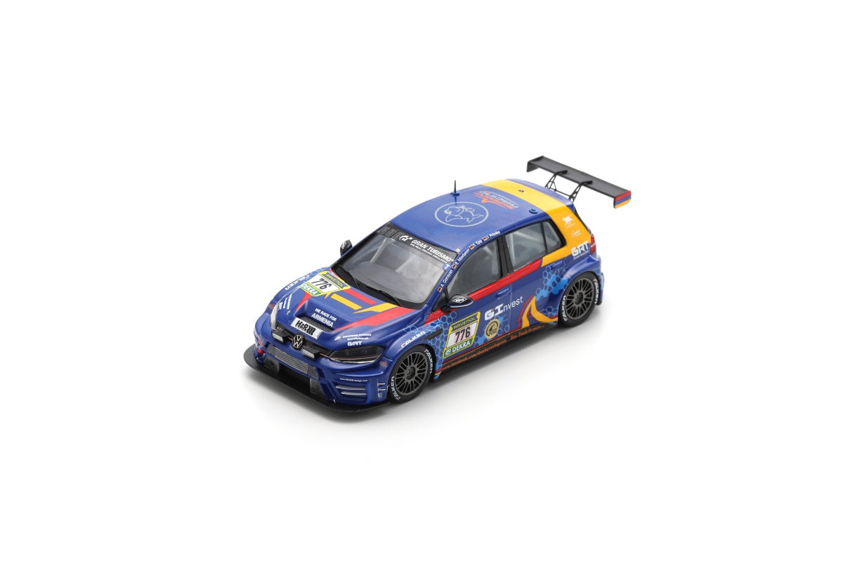 Spark SG961 1/43 GOLF 7 GTI TCR DSG No.776 Goroyan RT by sharky-racing 3rd SP 3T class 24H Nürburgring 2024 A. Goroyan - R. Mavlanov - S. Epp - J. Primke