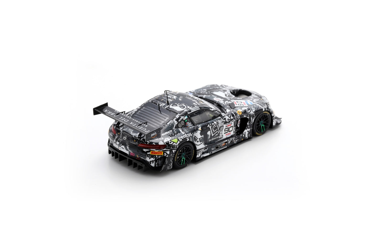 Spark SB806 1/43 Mercedes-AMG GT3 EVO No.90 Madpanda Motorsport 24H Spa 2024 E. Perez Companc – A. Valente – P. Assenheimer – K. Basz