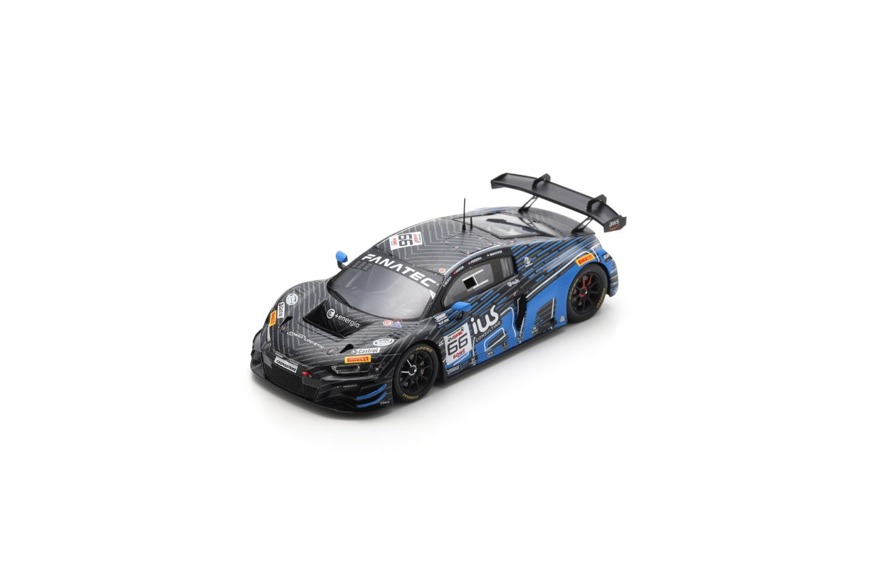 Spark SB787 1/43 Audi R8 LMS GT3 EVO II No.66 Tresor Attempto Racing Winner Bronze class 24H Spa 2024 A. Mukovoz – A. Nesov – D. Pereira – M. Hofer