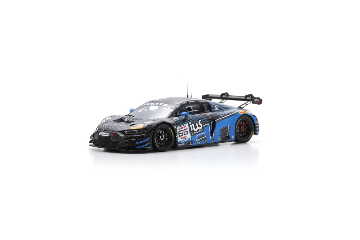 Spark SB787 1/43 Audi R8 LMS GT3 EVO II No.66 Tresor Attempto Racing Winner Bronze class 24H Spa 2024 A. Mukovoz – A. Nesov – D. Pereira – M. Hofer