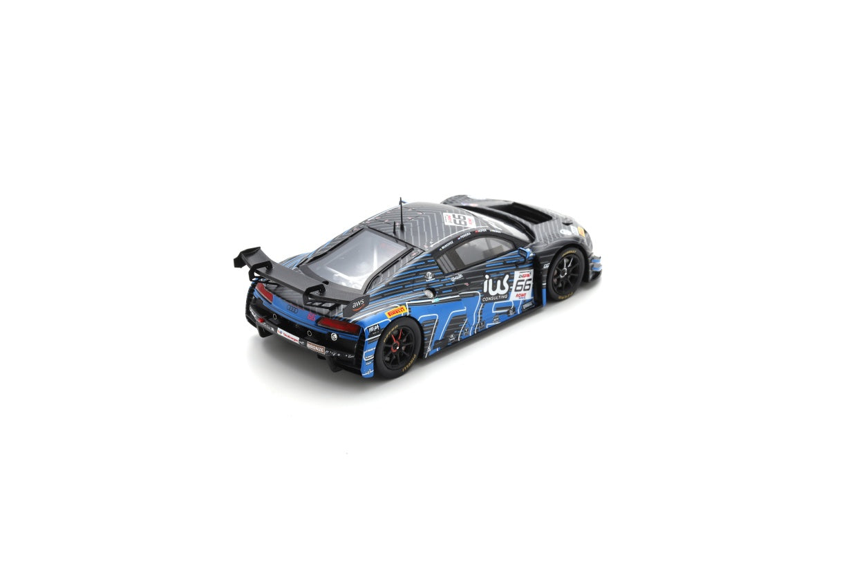 Spark SB787 1/43 Audi R8 LMS GT3 EVO II No.66 Tresor Attempto Racing Winner Bronze class 24H Spa 2024 A. Mukovoz – A. Nesov – D. Pereira – M. Hofer