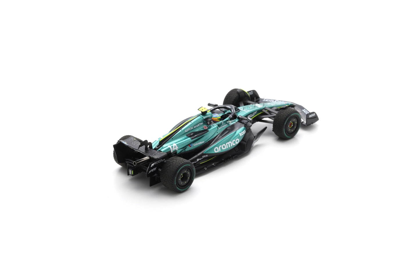 Spark S9542 1/43 Aston Martin Aramco F1 Team AMR24 No.14 6th Canadian GP 2024 Fernando Alonso