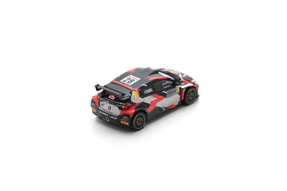 Spark S6863 1/43 TOYOTA GR Yaris Rally 2 No.28 Erace WRT Rally Monte Carlo 2024 B. Bouffier - F. Vauclare