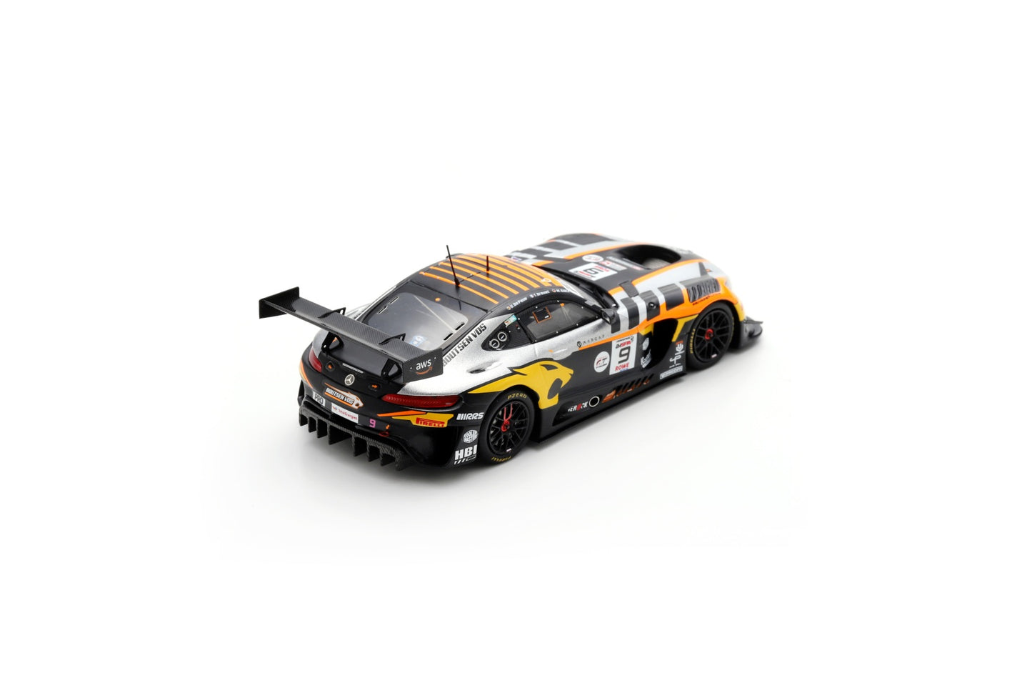 Spark SB793 1/43 Mercedes-AMG GT3 EVO No.9 Boutsen VDS 24H Spa 2024 U. De Pauw – T. Drouet – M. Götz