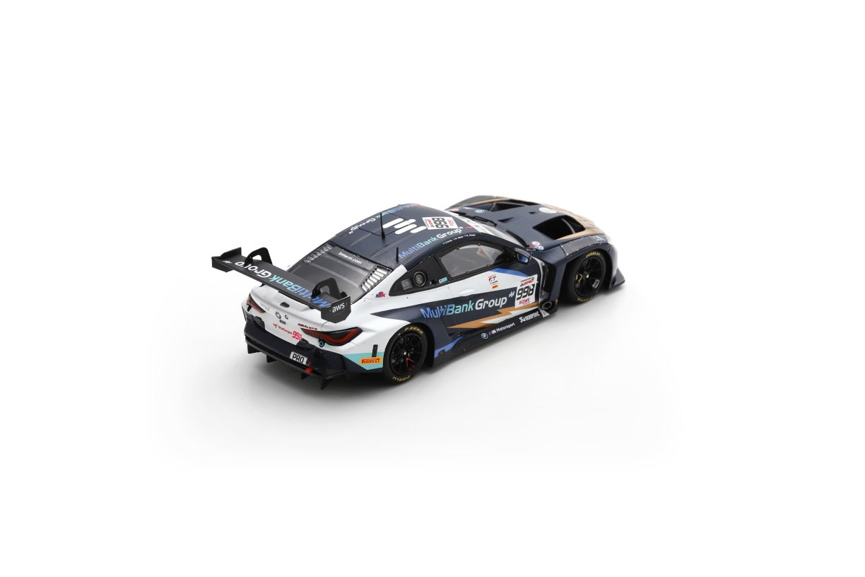 Spark SB783 1/43 BMW M4 GT3 No.998 Rowe Racing 6th 24H Spa 2024 A. Farfus – D. Harper – M. Hesse