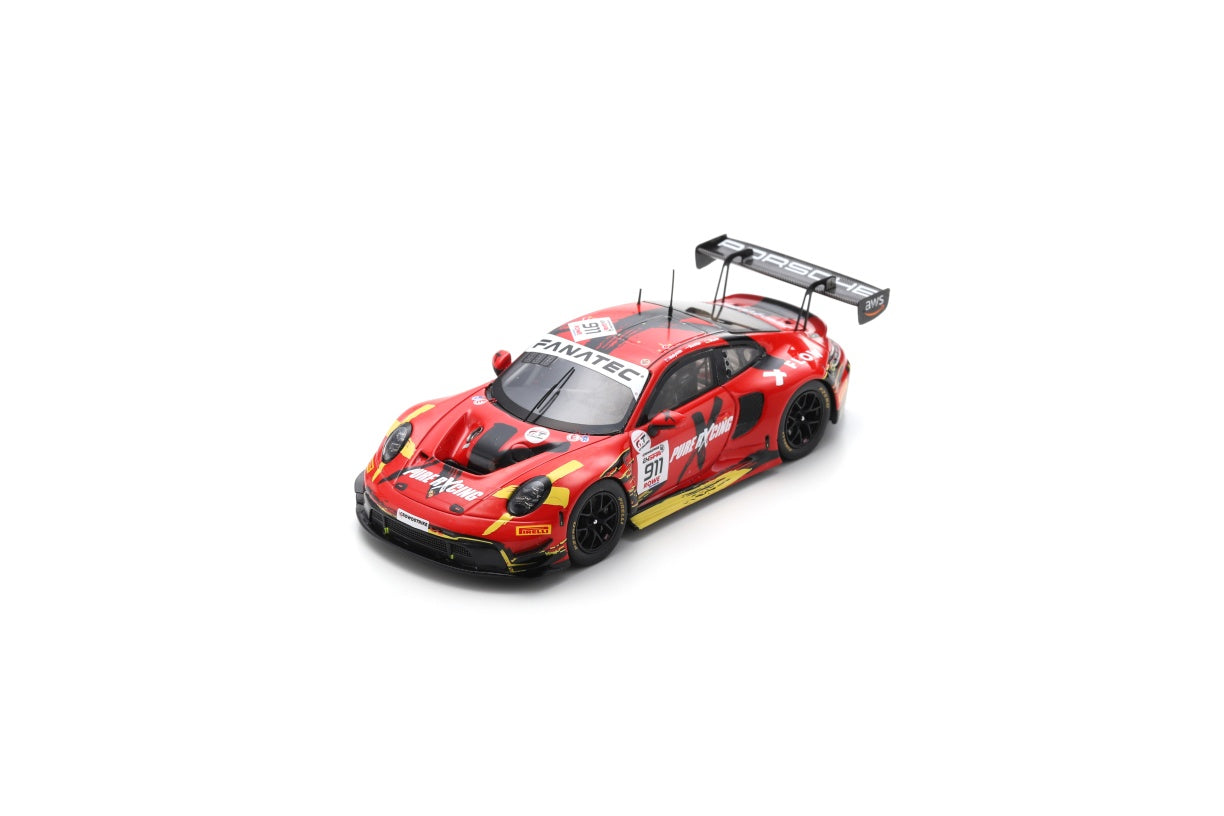 Spark SB819 1/43 Porsche 911 GT3 R (992) No.911 Pure Rxcing 24H Spa 20 ...