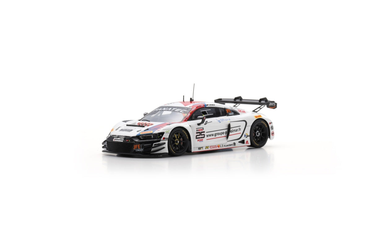 Spark SB791 1/43 Audi R8 LMS GT3 EVO II No.25 Sainteloc Racing 2nd Gold class 24H Spa 2024 P. Evrard – U. De Wilde – J. Pla – G. Magnus