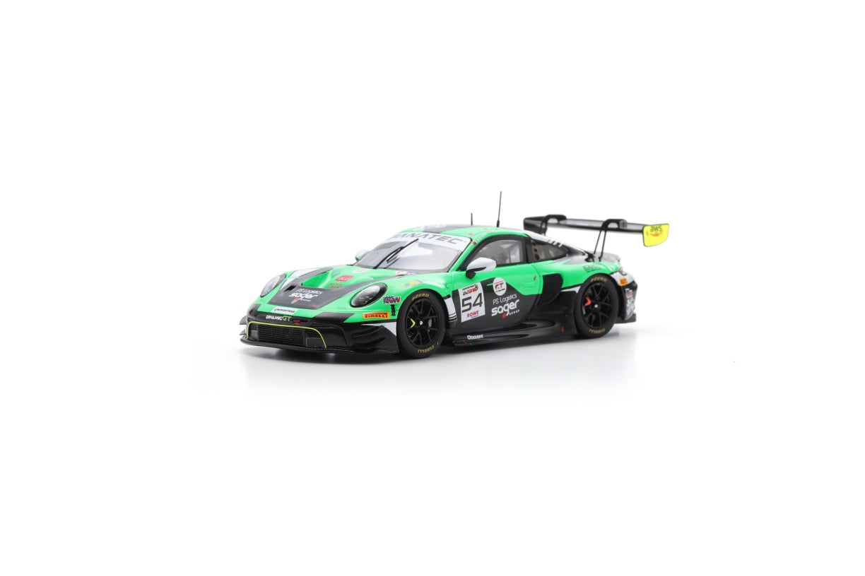Spark SB834 1/43 Porsche 911 GT3 R (992) No.54 Dinamic GT 24H Spa 2024 P. Sager – G. Moura de Olivera – C. Zöchling – M. Dienst