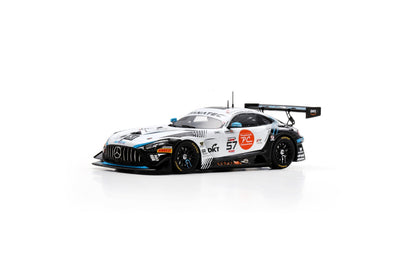 Spark SB803 1/43 Mercedes-AMG GT3 EVO No.57 Winward Racing 3rd Silver class 24H Spa 2024 T. Sathienthirakul – D. Arrow – C. Caresani