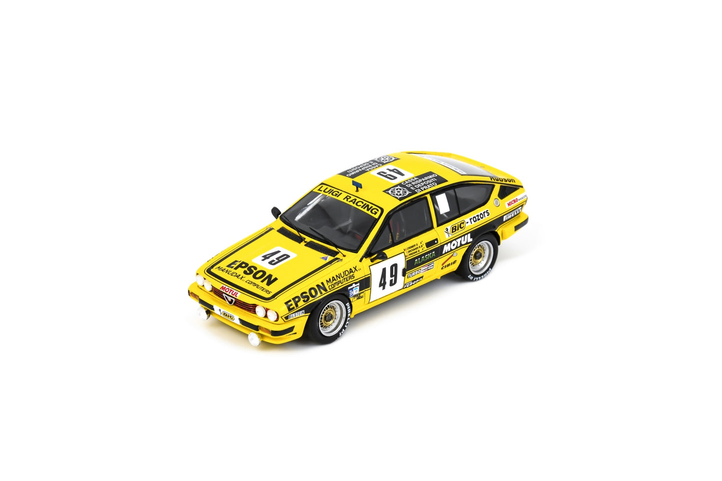 Spark SB420 1/43 Alfa Romeo GTV 6 No.49 24H Spa 1984 R. Drovandi - G. Cremer - G. Pirenne