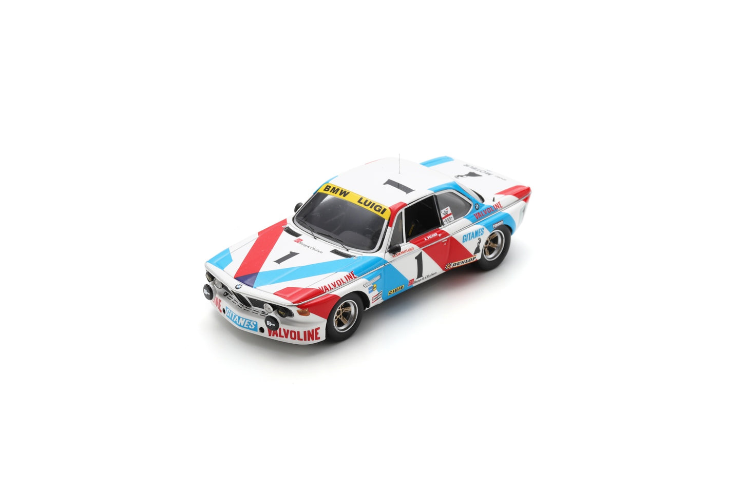 Spark SB638 1/43 BMW 3.0 CSi No.1 24H Spa 1975 A. Peltier - M. Demol
