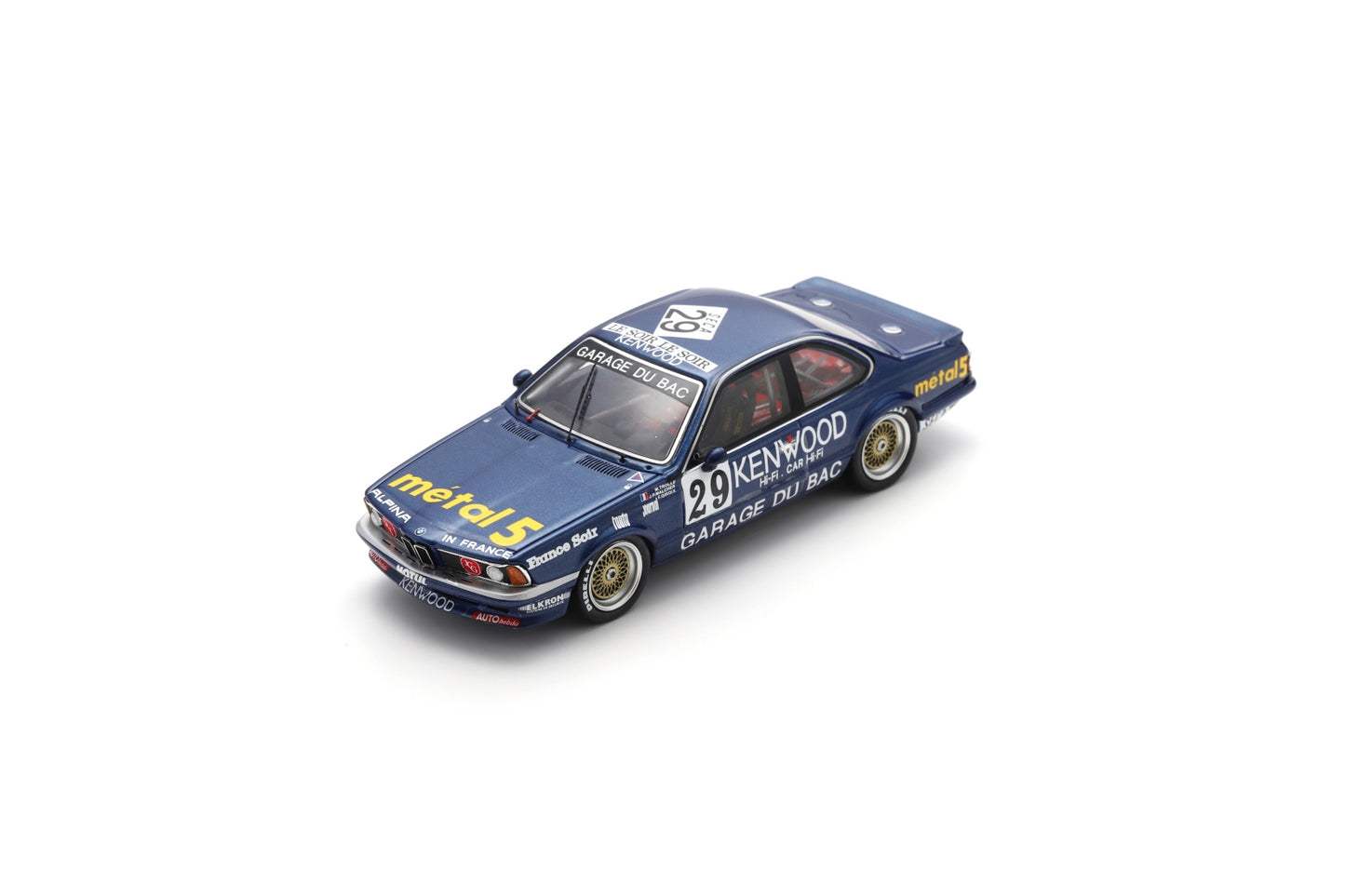 Spark SB671 1/43 BMW 635 Csi No.29 24H Spa 1986 F. Giroix - J.P. Malcher - M. Trolle