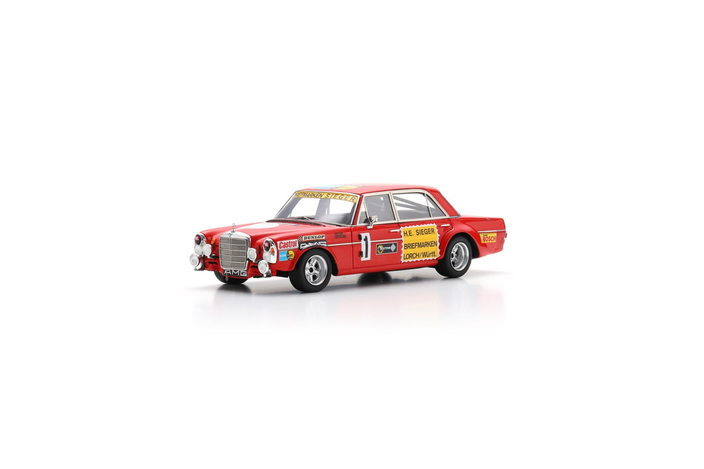 Spark SG940 1/43 Mercedes-Benz 300 SEL 6.8 AMG No.1 24H Nürburgring 1972 H. Heyer – T. Betzler