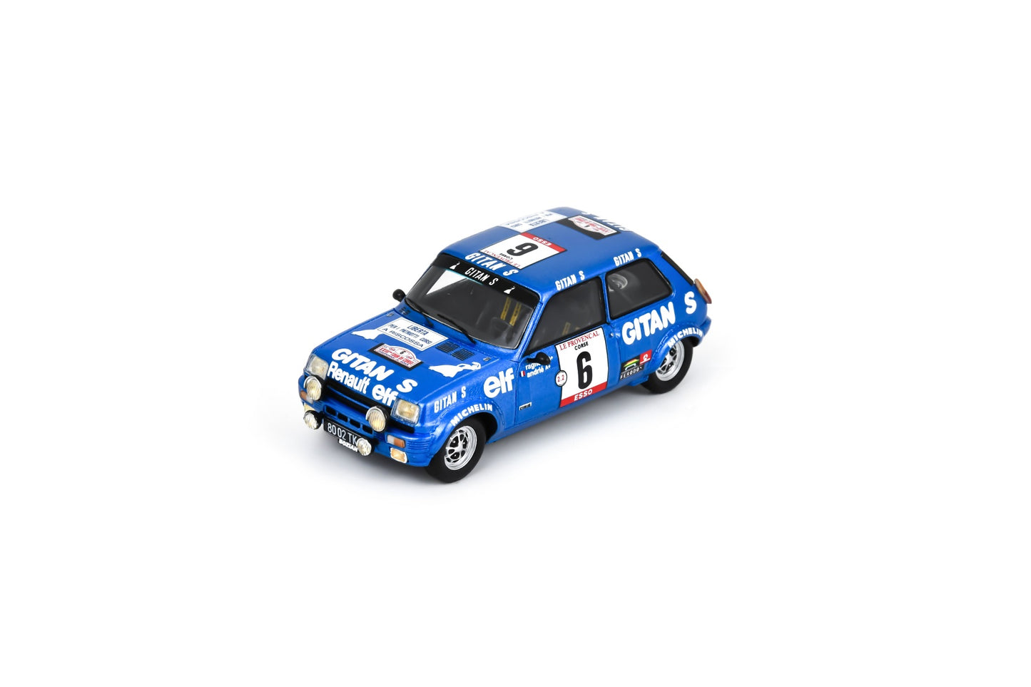Spark S6032 1/43 Renault 5 Alpine No.6 Gr2 2nd Tour de Corse 1979 J. Ragnotti - Andrie