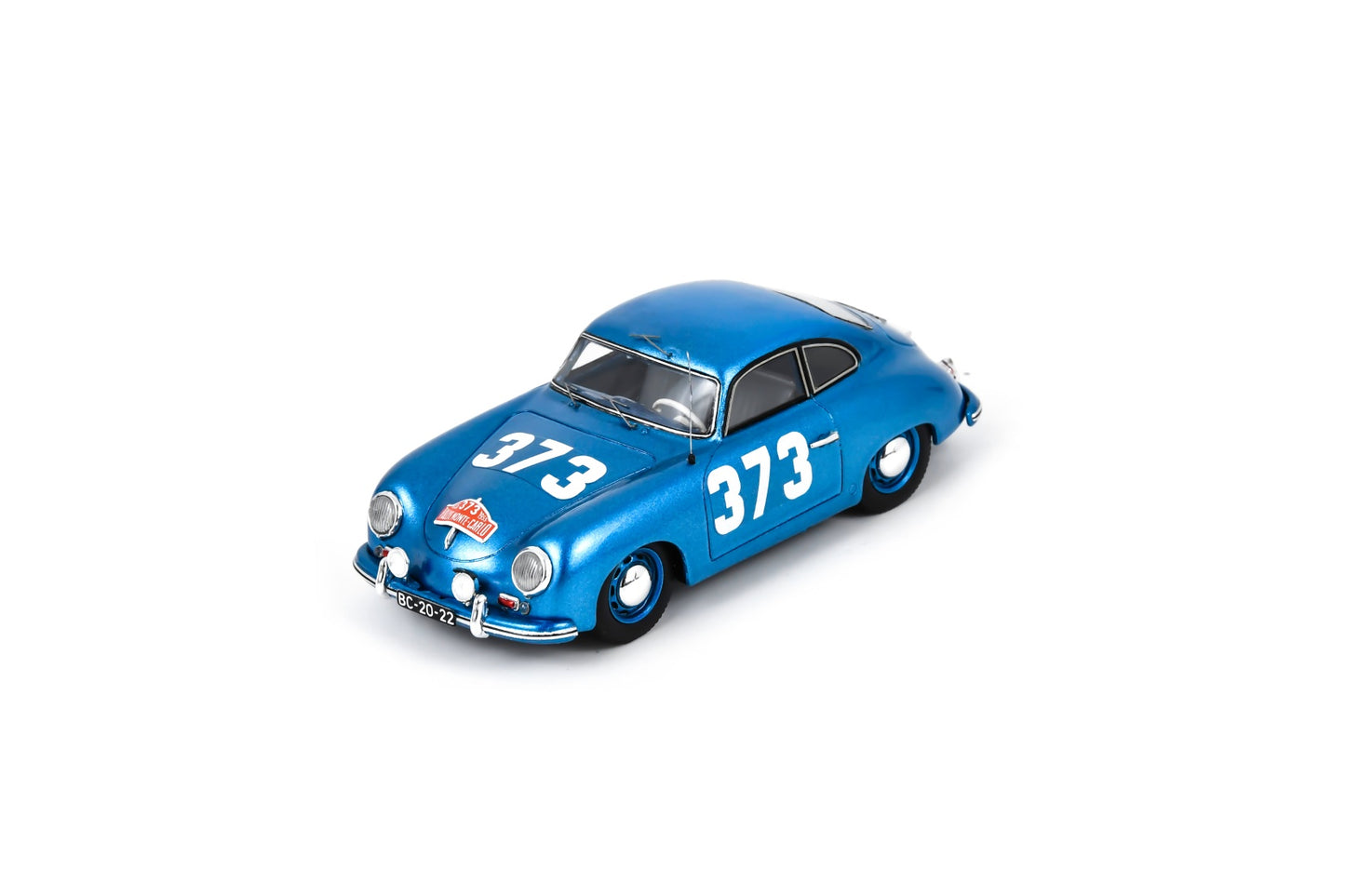 Spark S6140 1/43 Porsche 356 1500 No.373 Rally Monte Carlo 1955 A. Graça - F. Nogueira