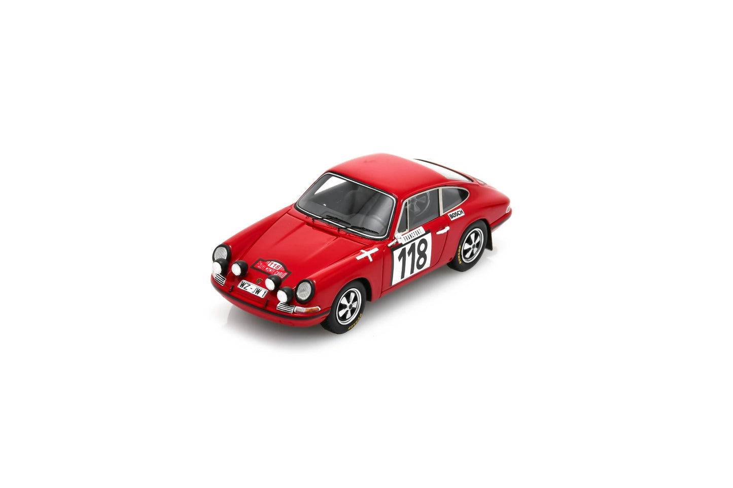 Spark S6606 1/43 Porsche 911S No.188 Rally Monte Carlo 1967 Antonie Goubert