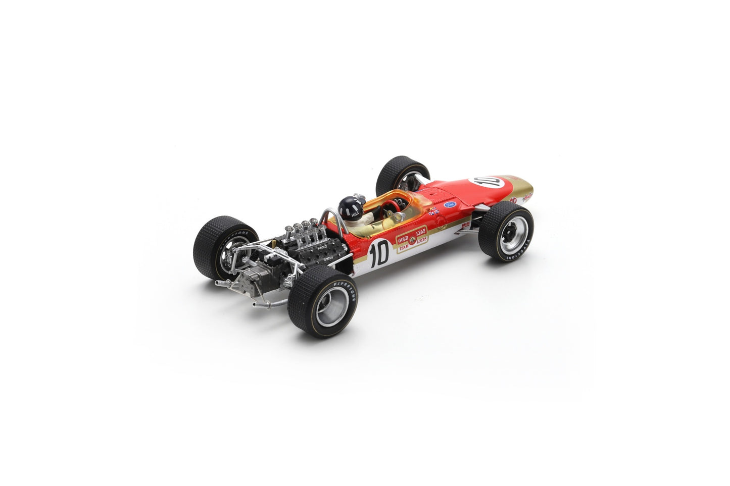 Spark S4829 1/43 Lotus 49 No.10 Winner Spanish GP 1968 Graham Hill