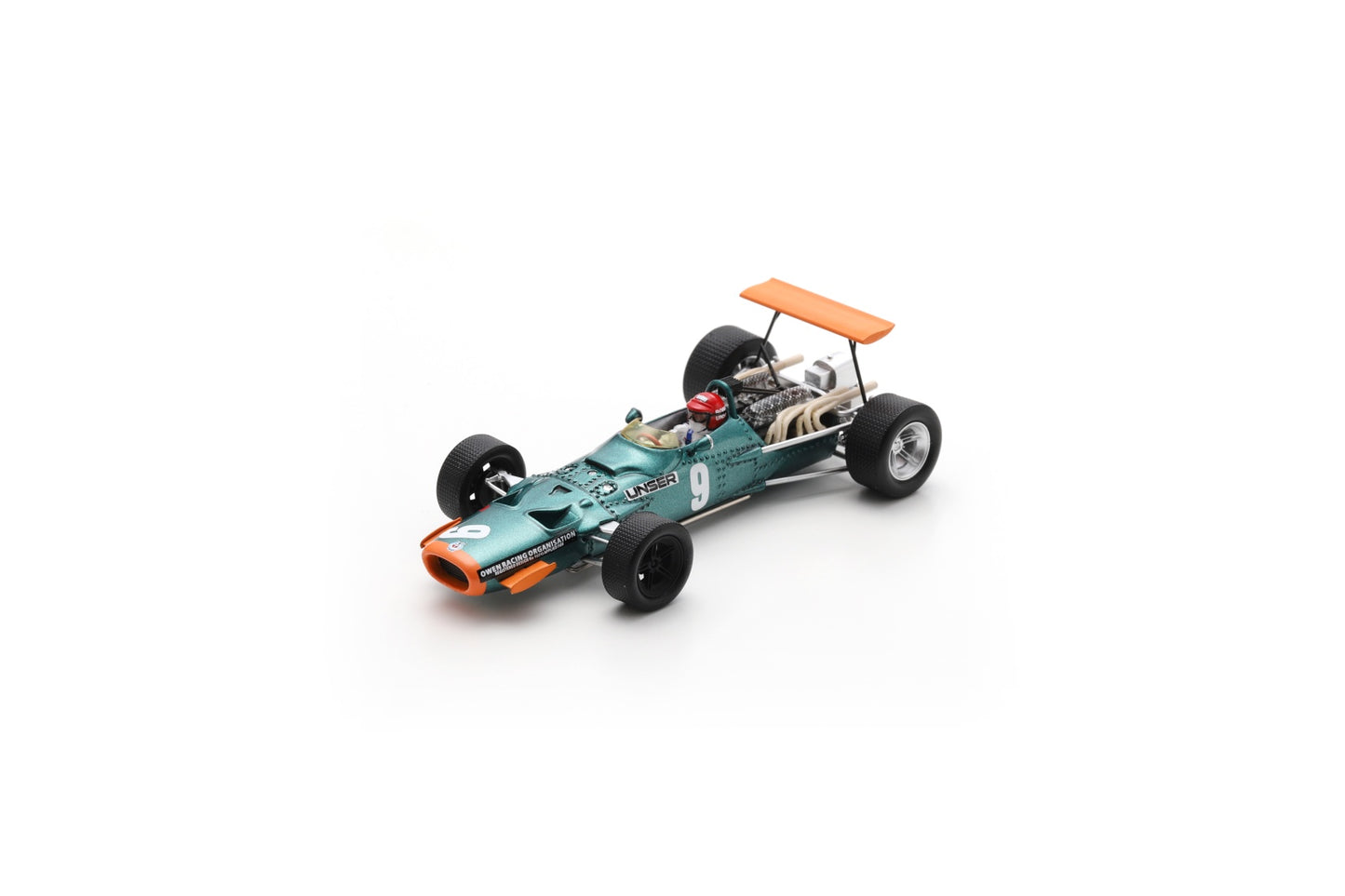 Spark S5704 1/43 BRM P138 No.9 US GP 1968  Bobby Unser