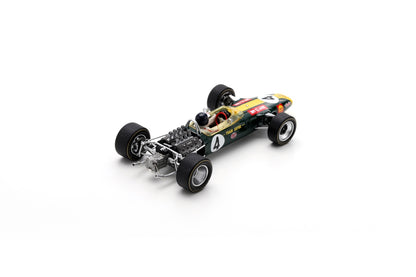 Spark S6363 1/43 Lotus 49 No.4 Winner South African GP 1968 Jim Clark