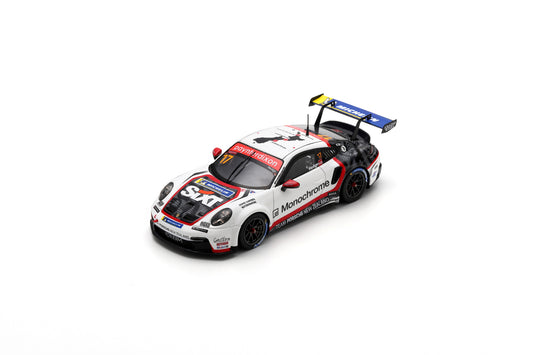 【2024年9月以降発売予定】 Spark AS071 1/43 Porsche 911 GT3 Cup No.17 Porsche Carrera Cup Australia Champion 2023 Callum Hedge