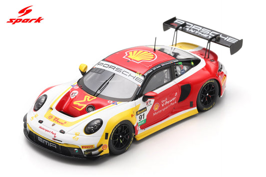 Spark AS084 1/43 Porsche 911 GT3R No.91 The Bend Motorsport Park 10th Bathurst 12H 2025 L. Heinrich - Y. Shahin - S. Shahin - M. Schuring