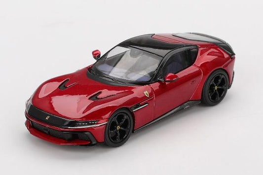 【2025年12月以降発売予定】 BBR BBRFER64033 1/64 フェラーリ 12 チリンドリ Rosso Imola