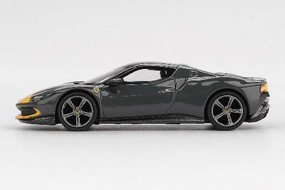 【2026年1月以降発売予定】 BBR BBRFER64007 1/64 フェラーリ 296 GTB Assetto Fiorano Grigio Scuro（グレー/イエロー）