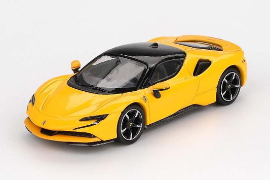 【2026年1月以降発売予定】 BBR BBRFER64031 1/64 フェラーリ SF90 Giallo Modena（イエロー）