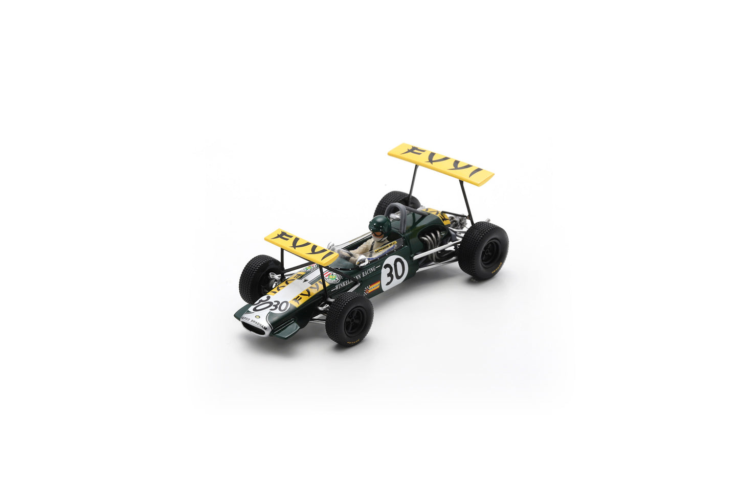 Spark F2002 1/43 Brabham BT23C No.30 2nd Argentinian Temporada F2 1968 Jochen Rindt