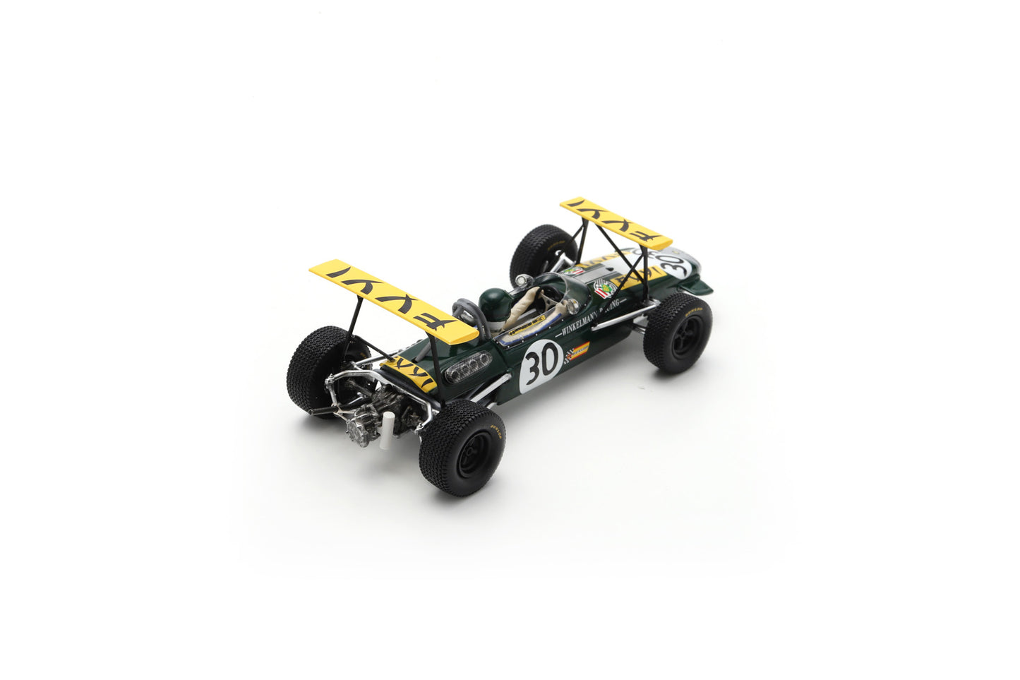 Spark F2002 1/43 Brabham BT23C No.30 2nd Argentinian Temporada F2 1968 Jochen Rindt
