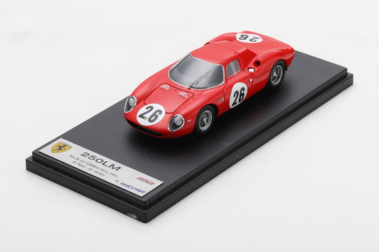 【2023年12月発売予定】 Looksmart LSRC127 1/43 Ferrari 250LM No.26 1st 1000Km Paris 1966
D. Piper - M. Parkes