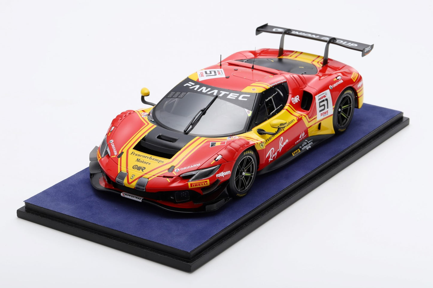 Looksmart LS18RC188 1/18 Ferrari 296 GT3 No.51 AF Corse - Francorchamps Motors 2nd 24H Spa 2024 A. Rovera – D. Rigon – A. Pier Guidi