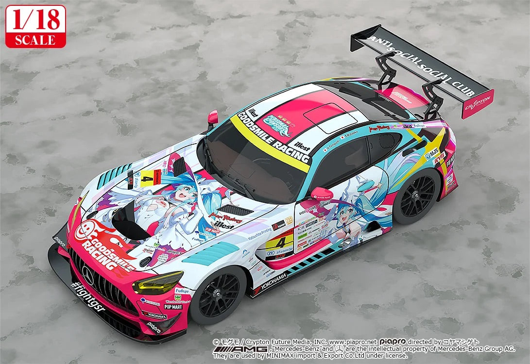 【2027年2月発売予定】 1/18 グッドスマイル 初音ミク AMG 2024 開幕戦Ver.