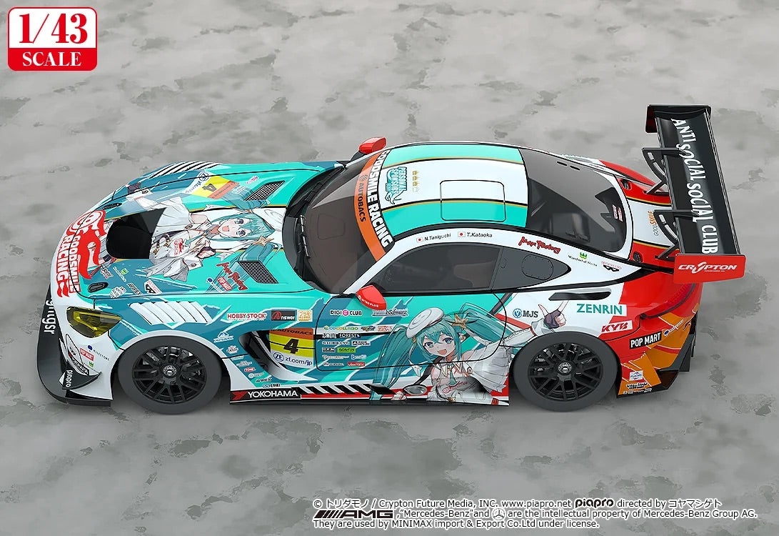 【2027年4月発売予定】 1/43 グッドスマイル 初音ミク AMG 2023 開幕戦Ver.