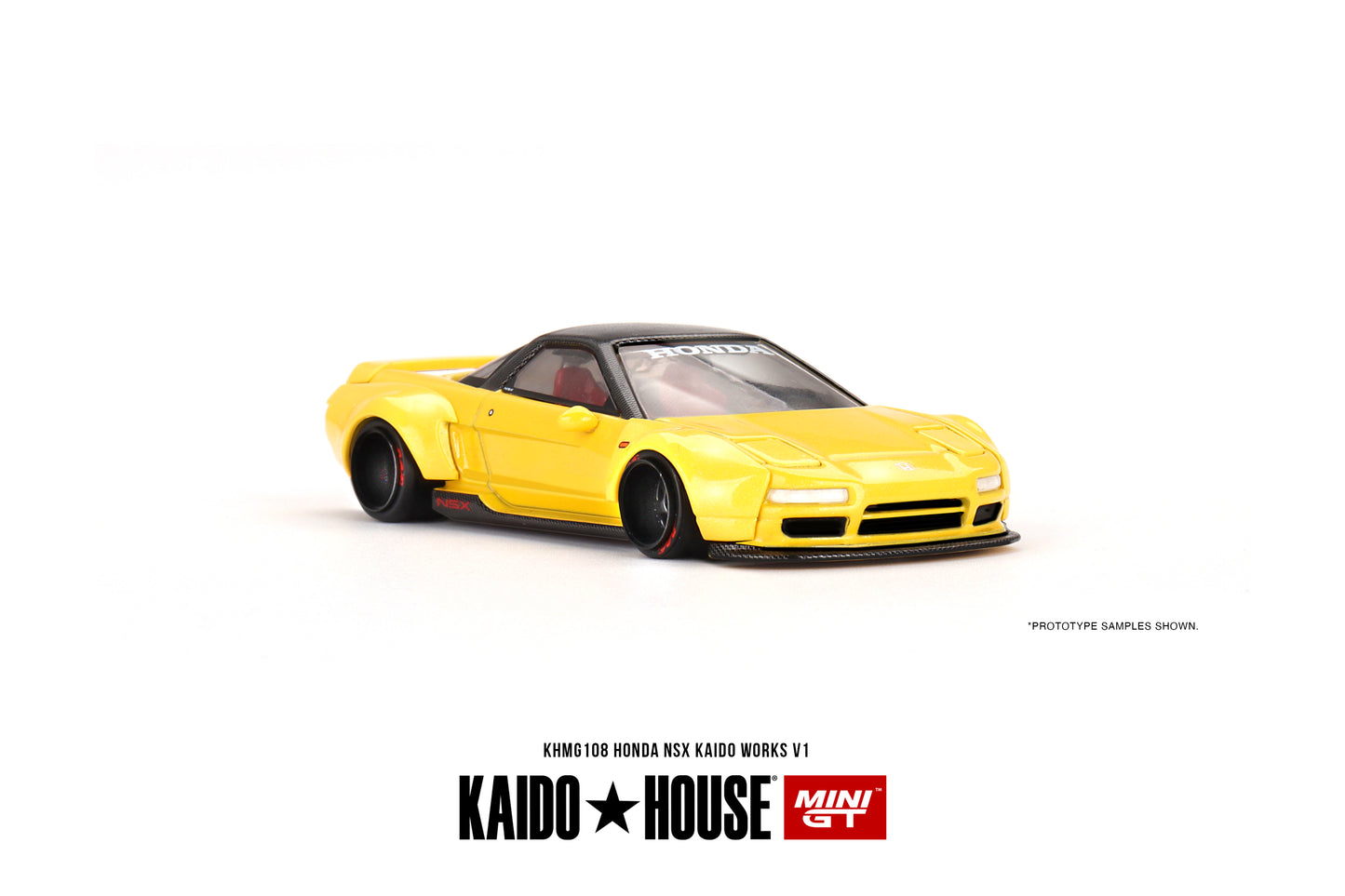 【2024年4月以降発売予定】 MINI GT KHMG108 1/64 ホンダ NSX Kaido Works V1(左ハンドル)