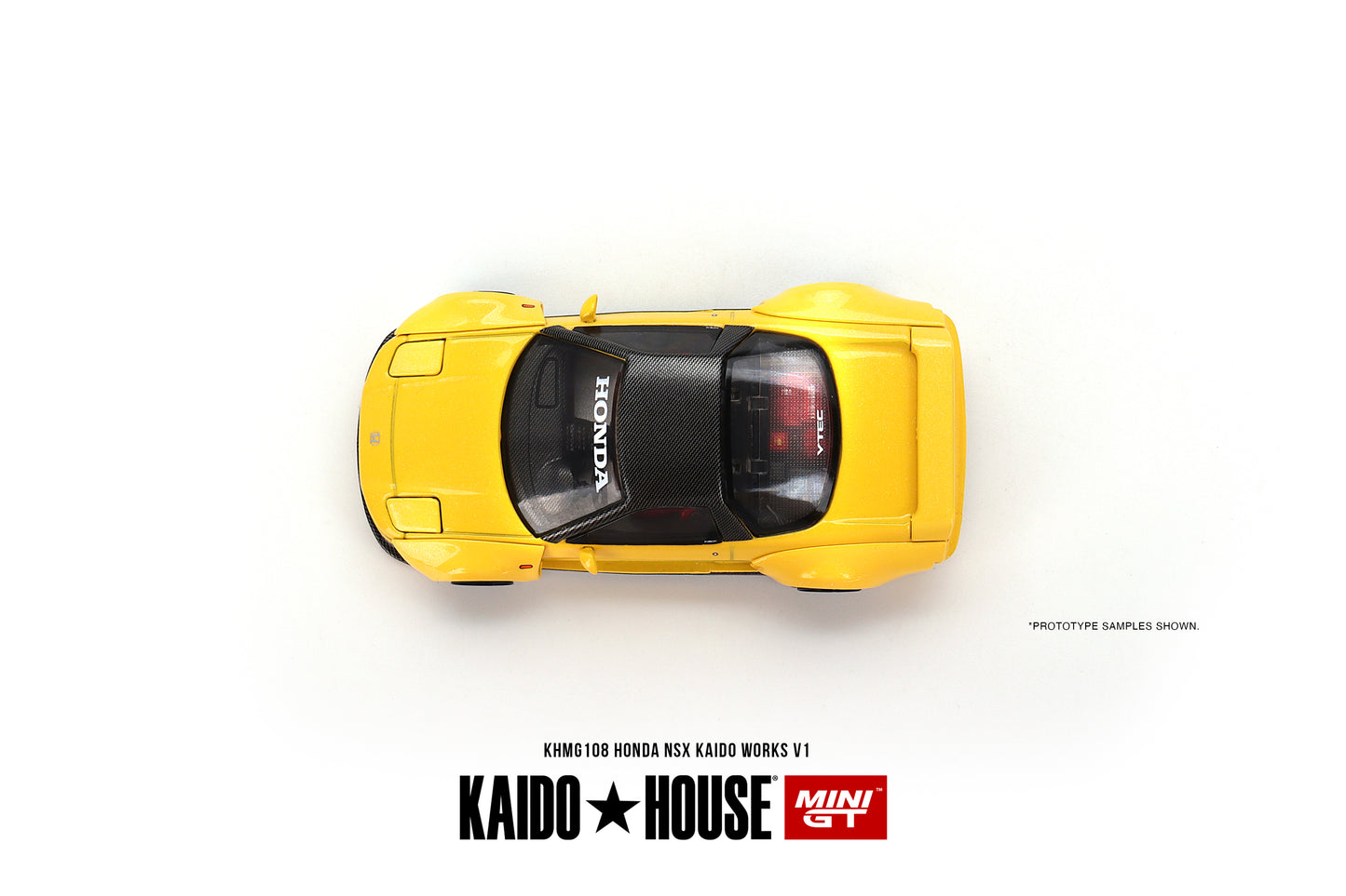 【2024年4月以降発売予定】 MINI GT KHMG108 1/64 ホンダ NSX Kaido Works V1(左ハンドル)