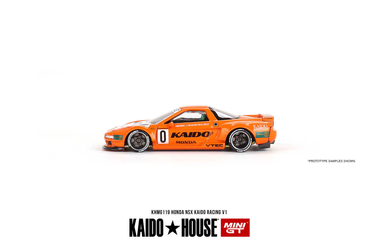 【2024年7月以降発売予定】 MINI GT KHMG119 1/64 ホンダ NSX Kaido Racing V1(左ハンドル)