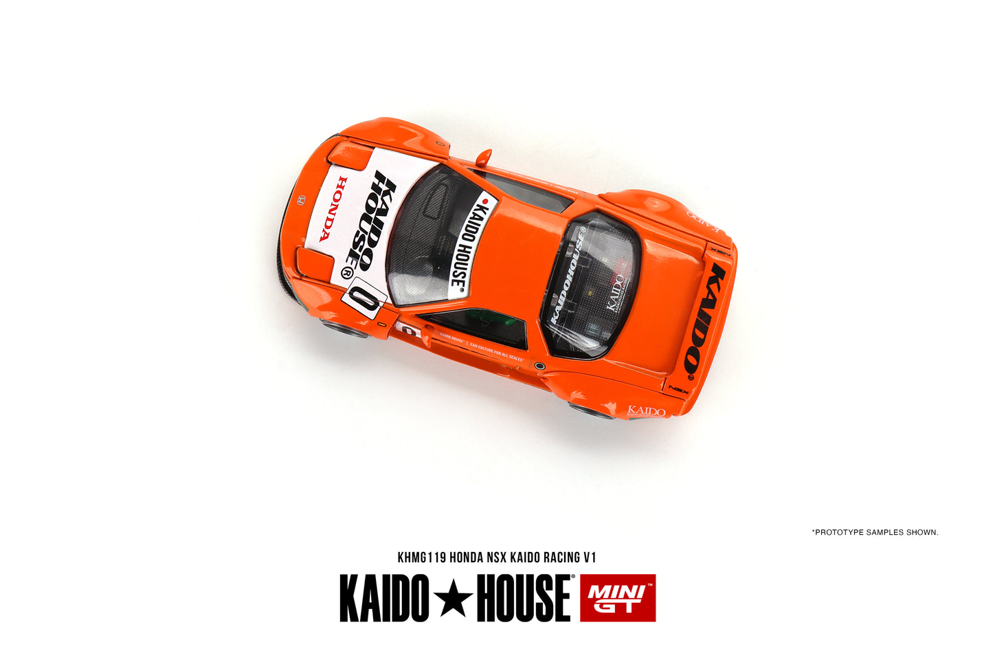 【2024年7月以降発売予定】 MINI GT KHMG119 1/64 ホンダ NSX Kaido Racing V1(左ハンドル)