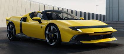 【2026年12月以降発売予定】 Looksmart LS1218A 1/12 Ferrari 849 Testarossa Spider - Giallo Modena