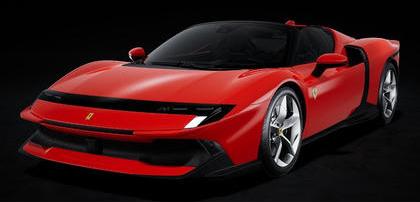 【2026年12月以降発売予定】 Looksmart LS1218B 1/12 Ferrari 849 Testarossa Spider - Rosso Corsa