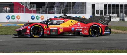 【2027年3月以降発売予定】 Looksmart LS64039LM 1/64 Ferrari 499P - No. 51 Ferrari - AF Corse 5th Le Mans 24H 2026 A. Pier Guidi - J. Calado - A. Giovinazzi
